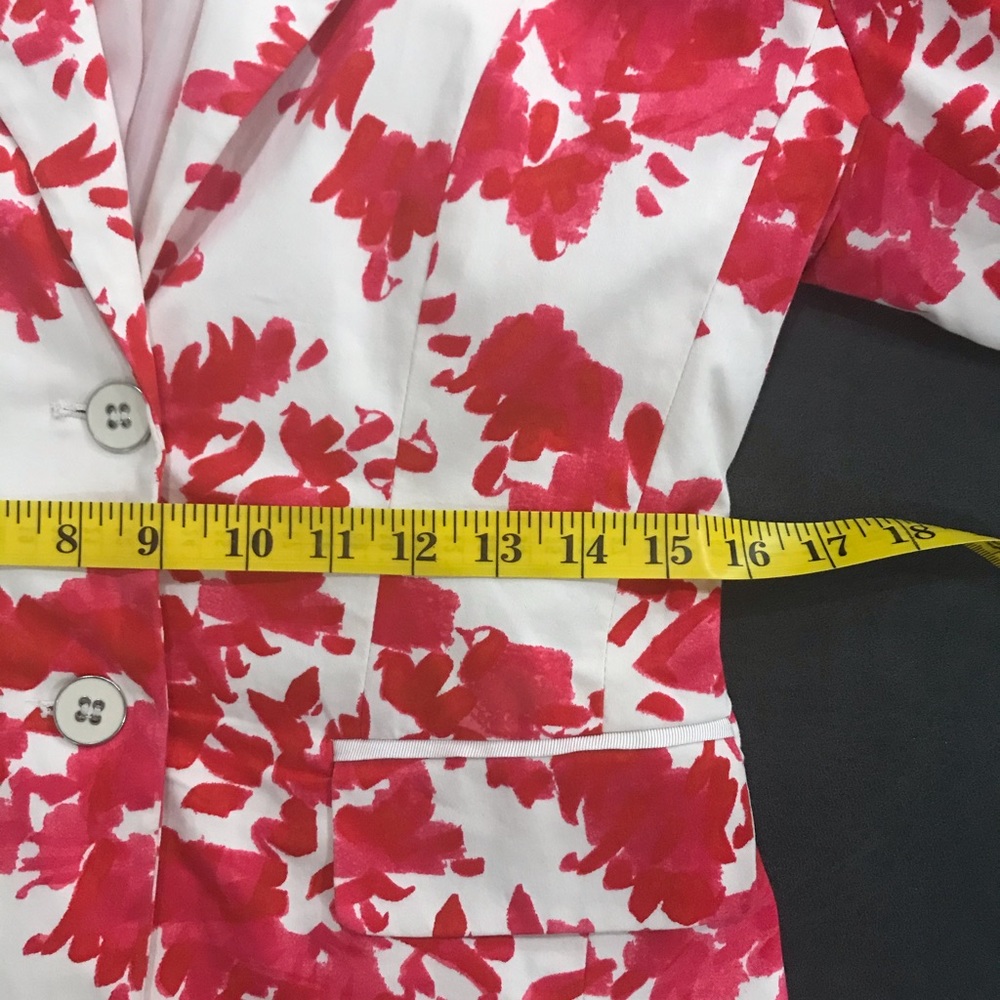 7th Ave Floral blazer size 4 - Picture 7 of 8